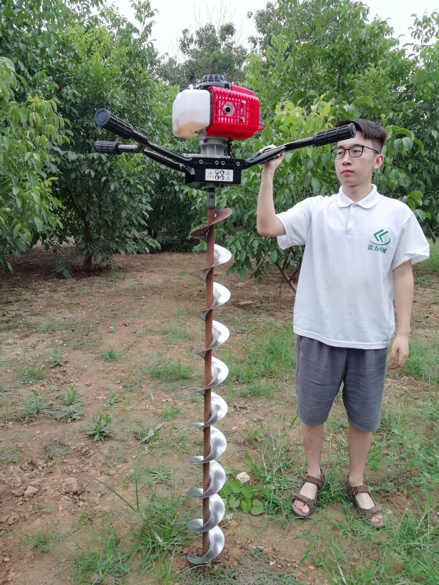 黑龍江農(nóng)網(wǎng)改造用手扶式電線桿挖坑機(jī)超快